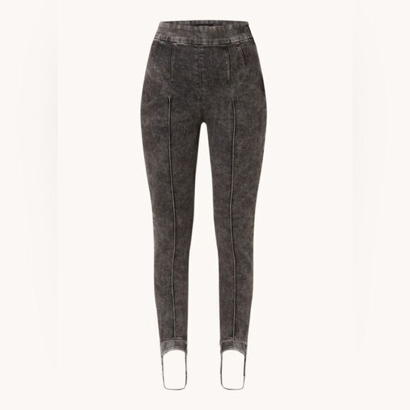 Isabel Marant Nanouli high waist stirrup skinny jeans in faded black. 38. NWT - Picture 13 of 14